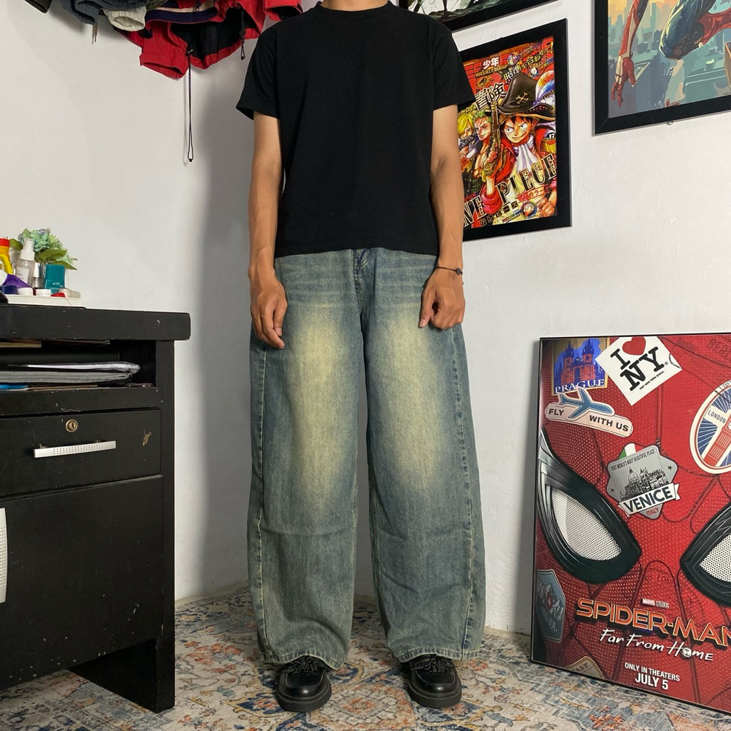 S-BIN BALLOON VINTAGE WASH JEANS
