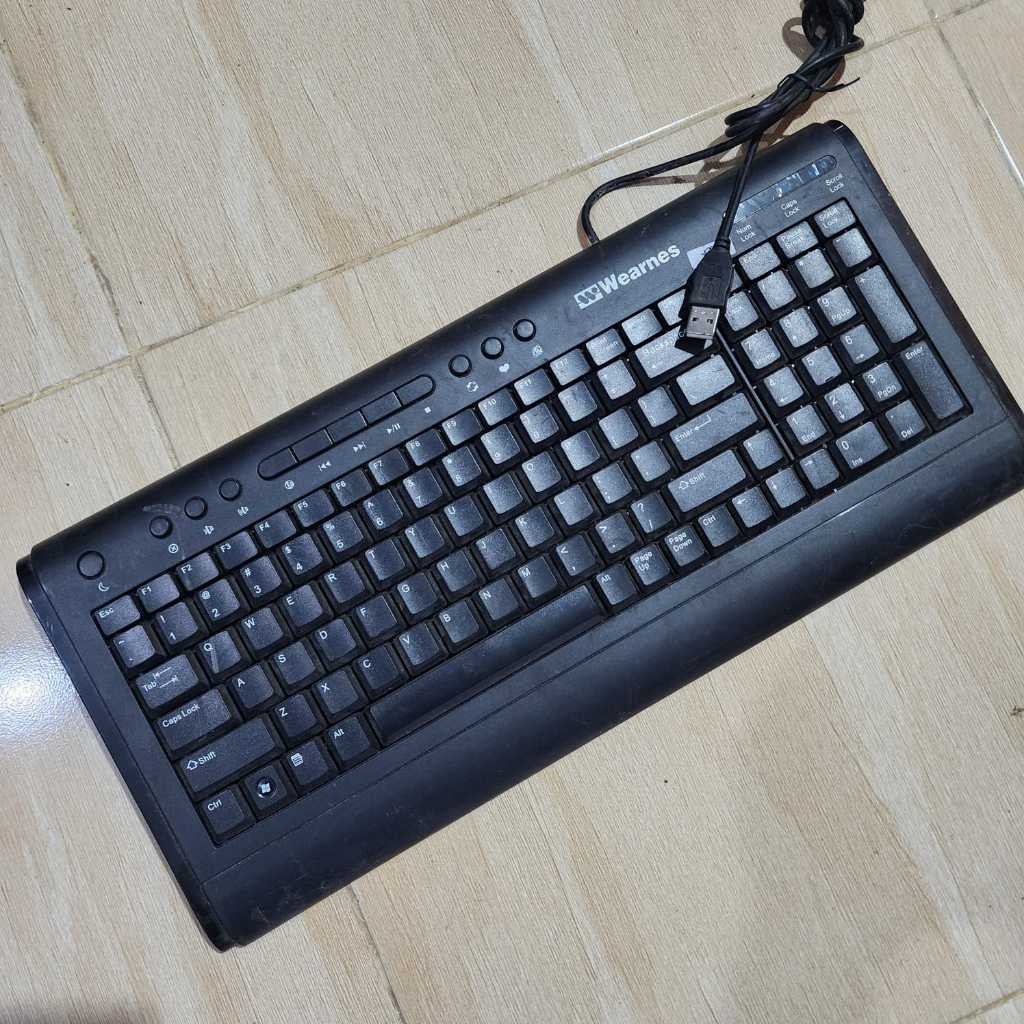 Keyboard Seken USB Wearnes ACK 220 Normal Bergaransi - Keyboard Wearness USB Mulus like New