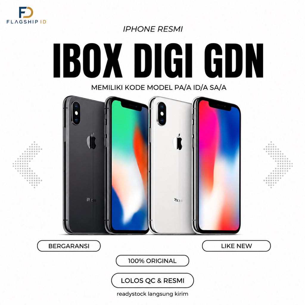 FLAGSHIP ID Ip X 64 gb 256 gb IBOX