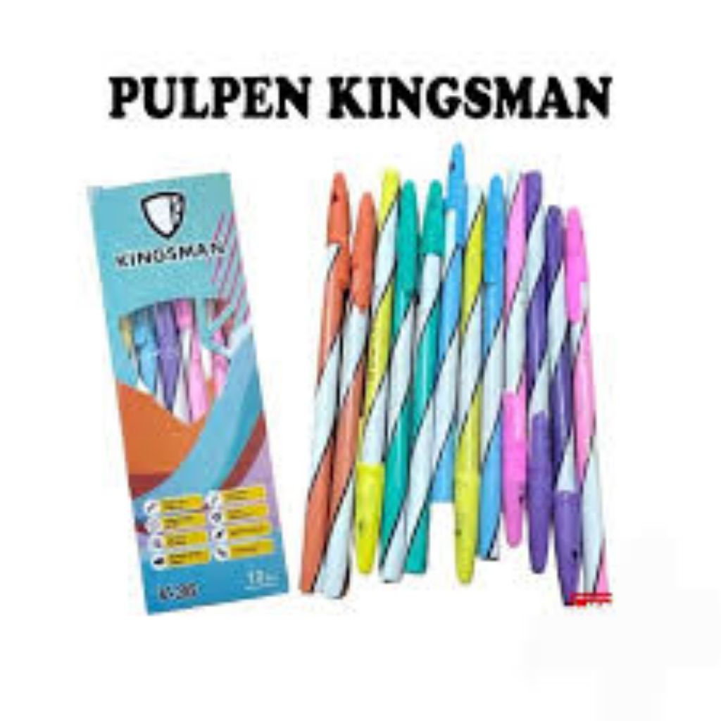 pulpen Kingsman 1 kotak 12pcs