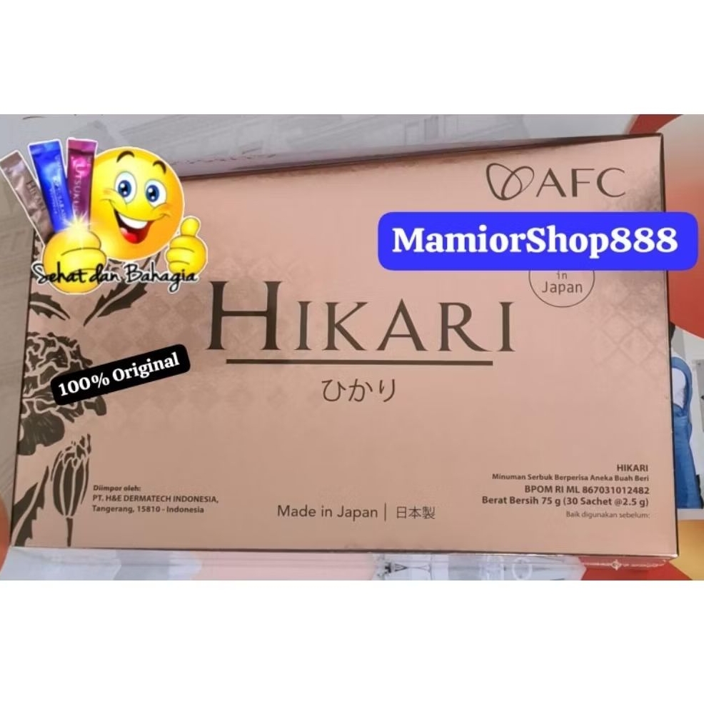 HIKARI / UTSUKUSHII GOLD ORIGINAL AFC JAPAN EXP TH 2029 TERBARU!!