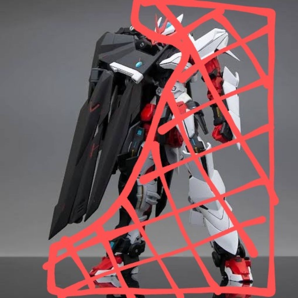HG Astray No Name ver Black part Cloak (KW)
