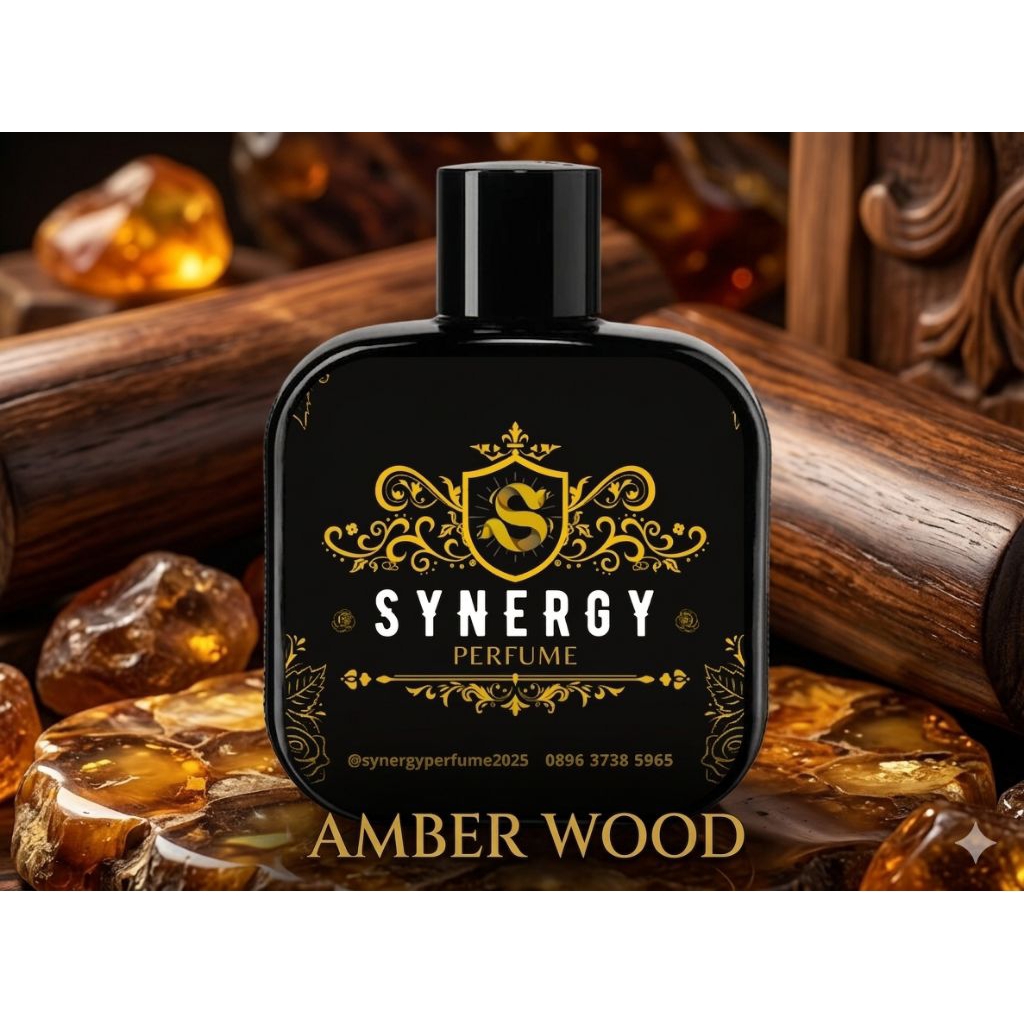 AMBER WOOD - Inspired Ajmal By SYNERGY PERFUME Parfum Unisex Pria Dan Wanita Wangi Tahan Lama Dan Me