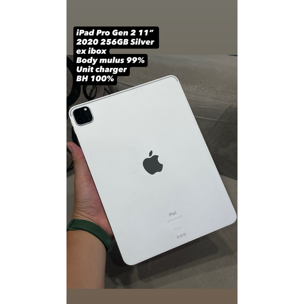 iPad Pro 2020 Gen 2 11” 256GB Silver wifi only ex Ibox