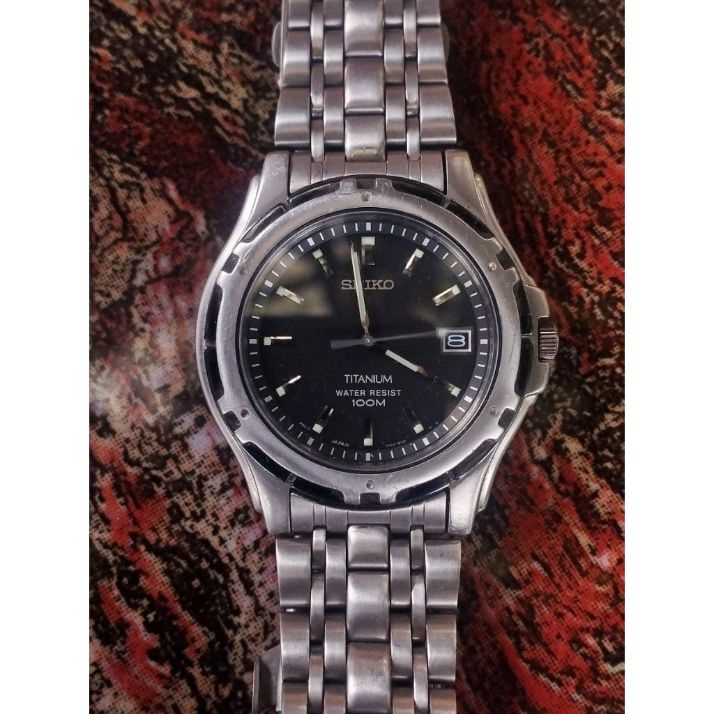 FULL TITANIUM. Jam Tangan SEIKO Full Titanium - 7N42 - Sapphire
