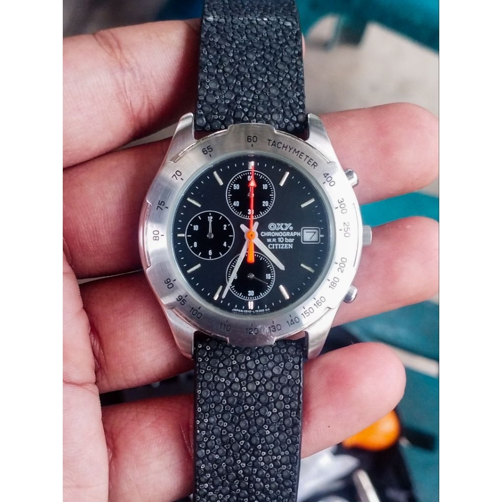 JDM. Jam Tangan CITIZEN OXY Chronograph - 10BAR