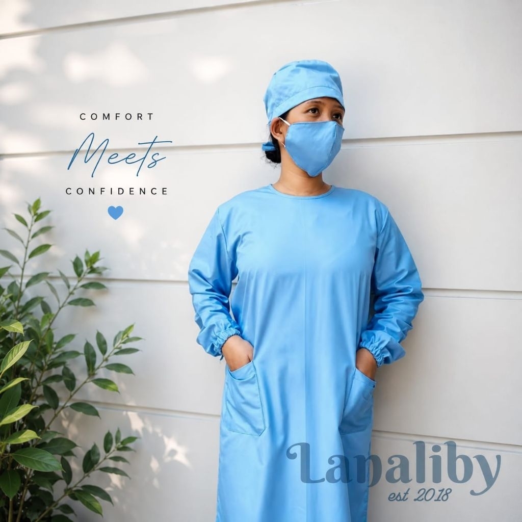 APD Gown / Surgical Gown / Gown APD FREE BORDIR NAMA