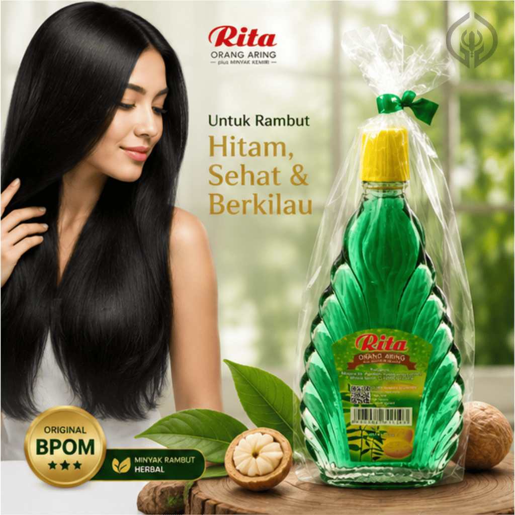 RITA ORANG ARING | Rambut Hitam dan Berkilau Alami | ORIGINAL BPOM
