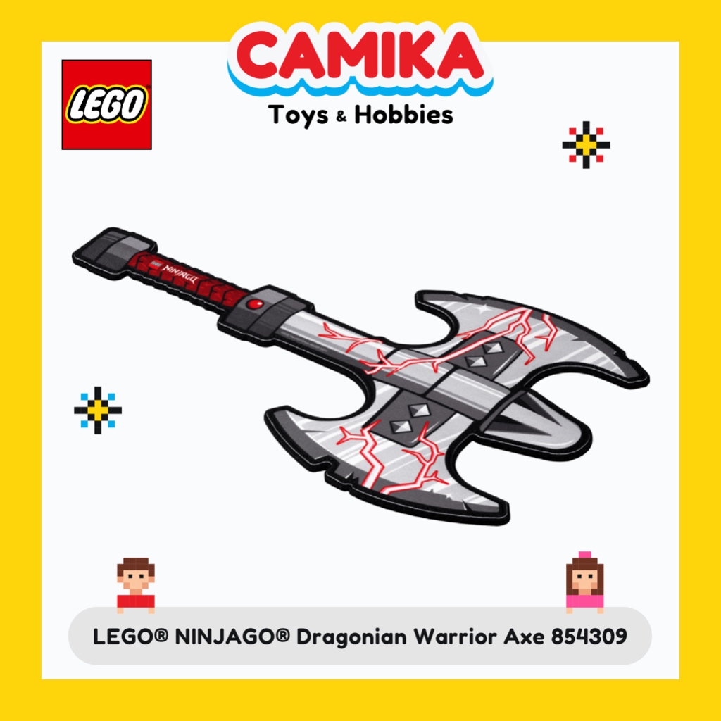 LEGO Ninjago Dragonian Warrior Axe 854309 - Pedang Lego - Lego Sword - 100% LEGO ORIGINAL - Camika T