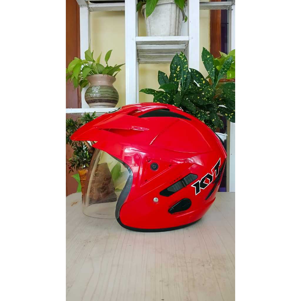Helm PRELOVE KYT Scorpion RED SOLID Original Second Good Condition