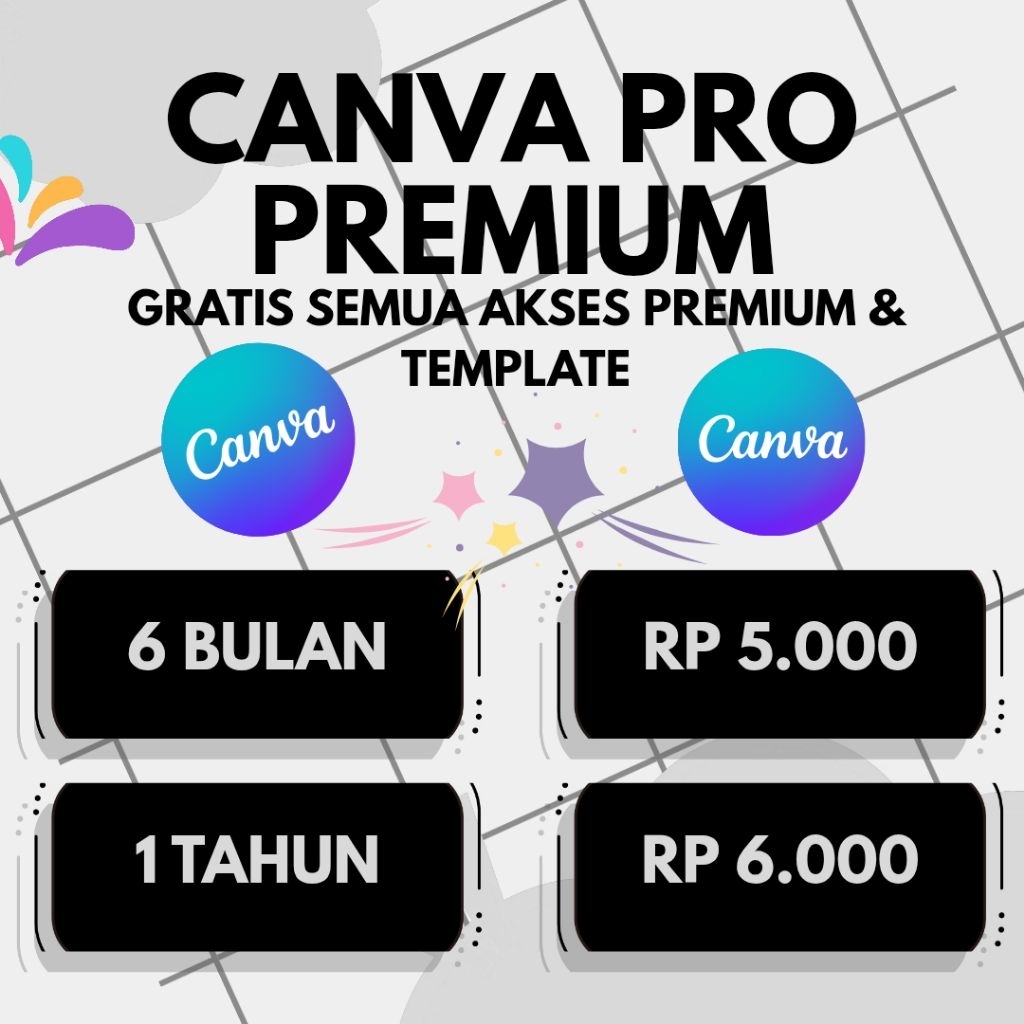 Canva pro premium viral layanan akses premium 10.000 template gratis canva pro verus