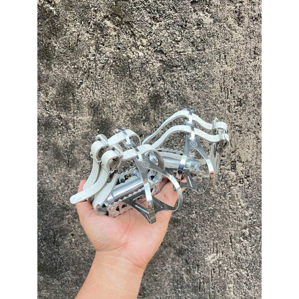 Pedalset Toeclip VP Component