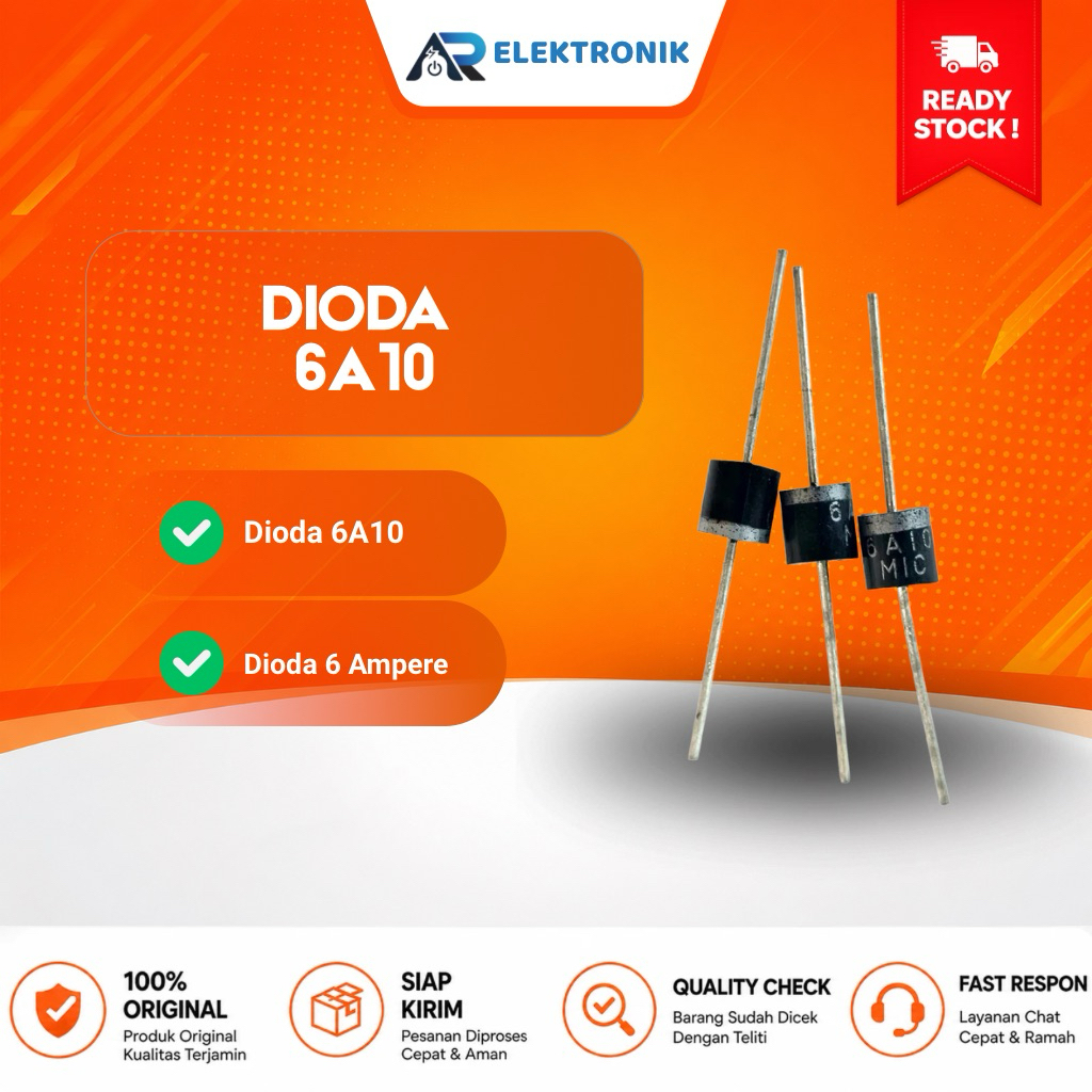 Dioda 6A10 6 Ampere DIODA 6 AMPERE (1 Pcs)