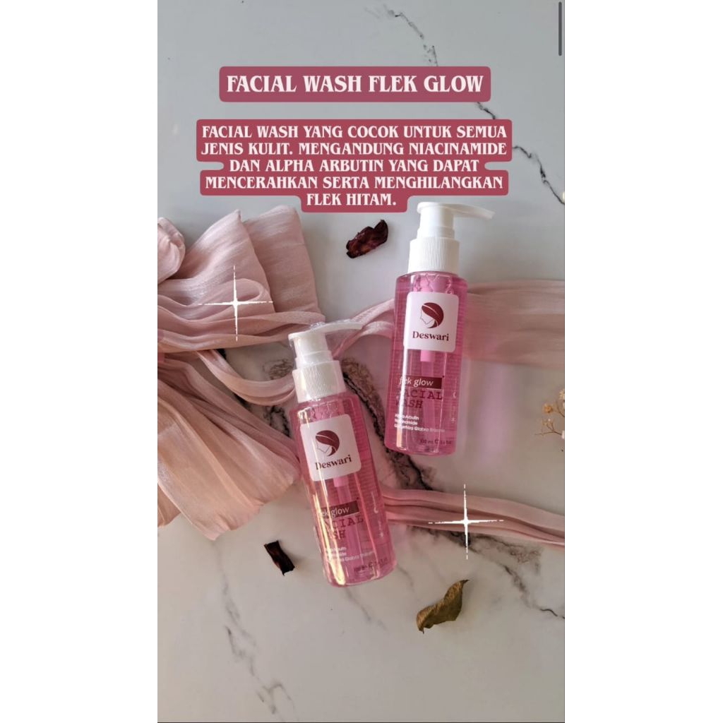 Sabun Flek + Glow Deswari Skincare BPOM/Sabun Flek Glow Bpom (Flek/pemutih super+glow)