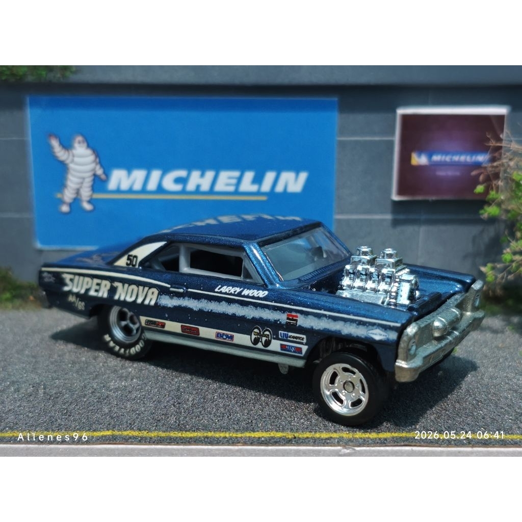 Hot Wheels Premium Dragstrip Demons 66 Chevy Super Nova