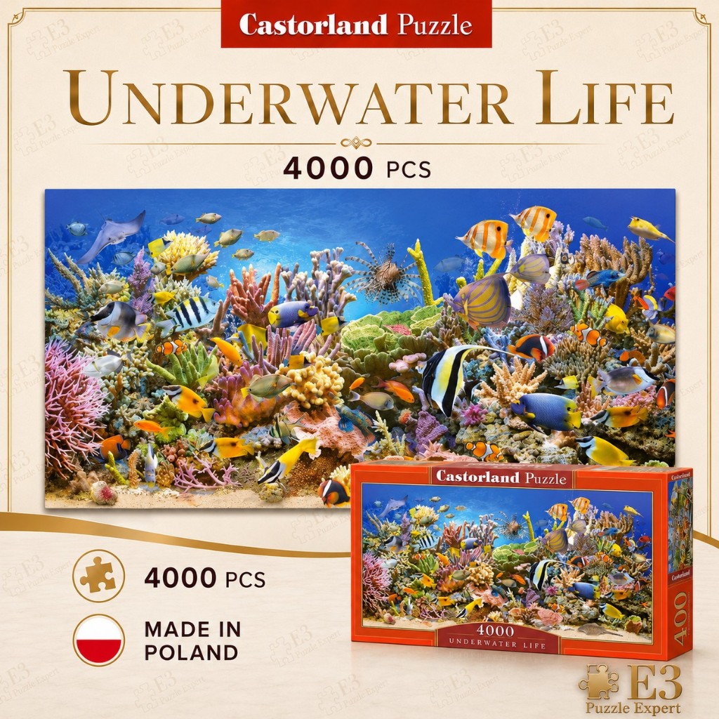 Jigsaw Puzzle: Castorland - Underwater Life - 4000 Piece