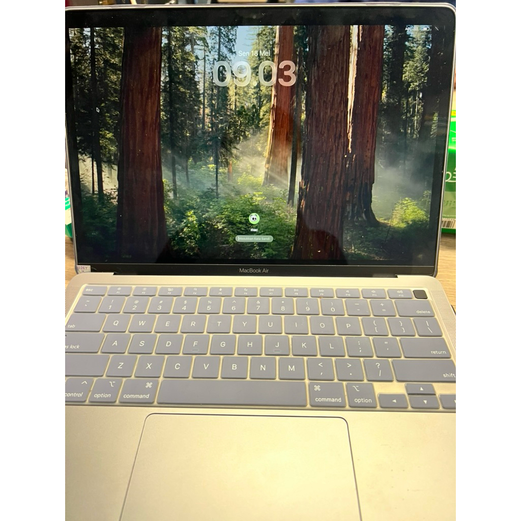macbook air 2018 8/128 second original 13inch