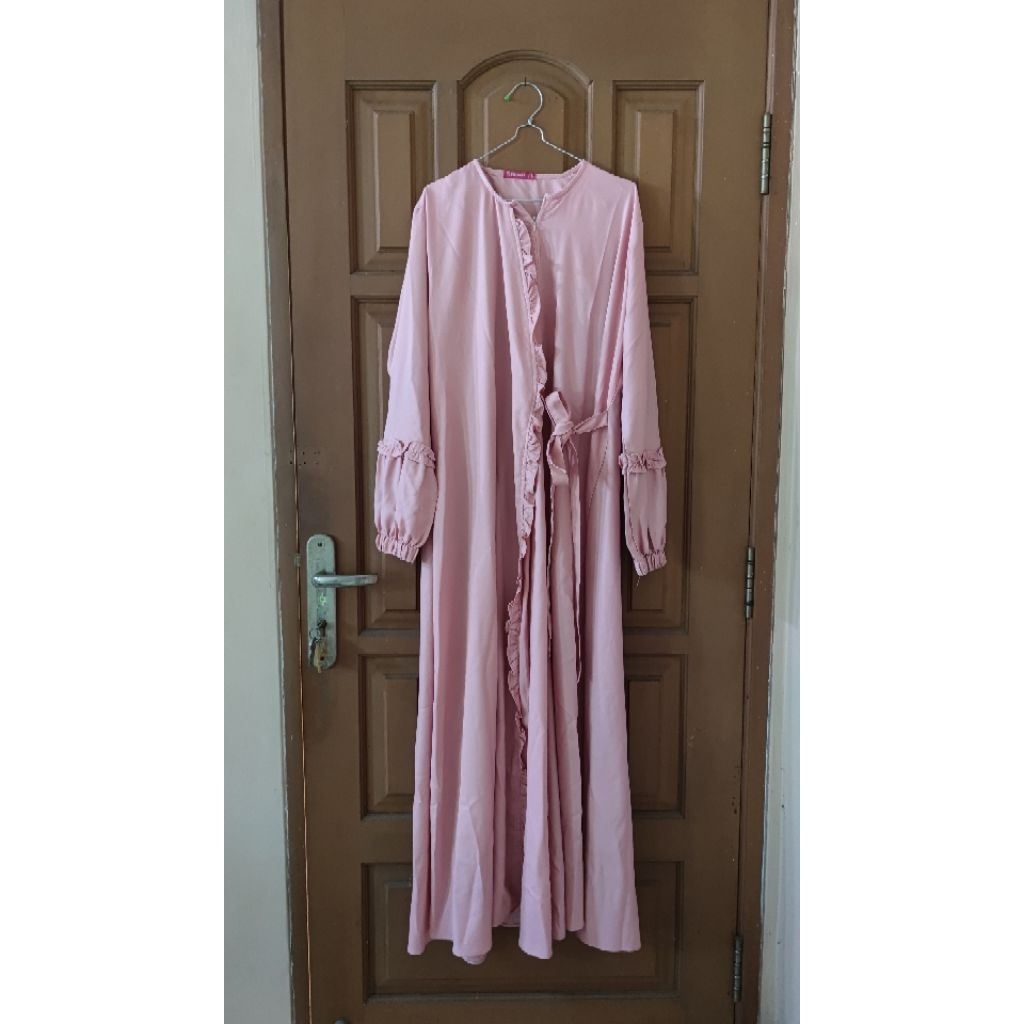 [PRELOVED] SAFWA Dress Sheika Hijab / Basic Dress / Gamis Polos / Gamis Wanita