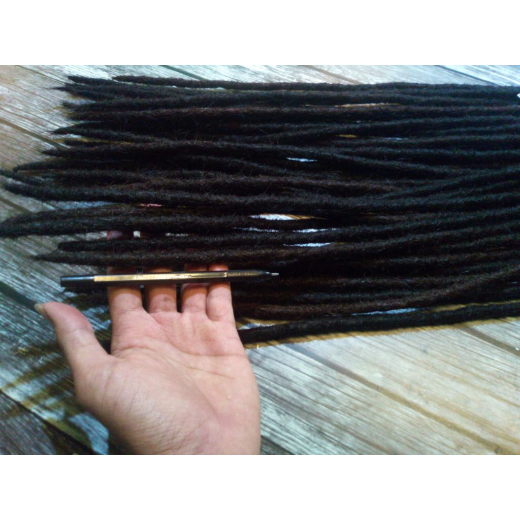 Paket Rambut Gimbal 30cm Sintetis isi 30 Batang Rambut Gimbal