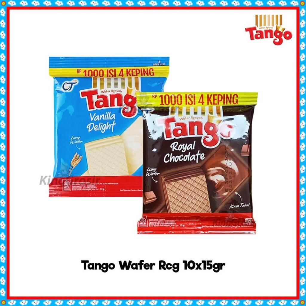 Tango Wafer Renceng Isi 10 Sachet / Wafer Renyah / Tango Wafer Long