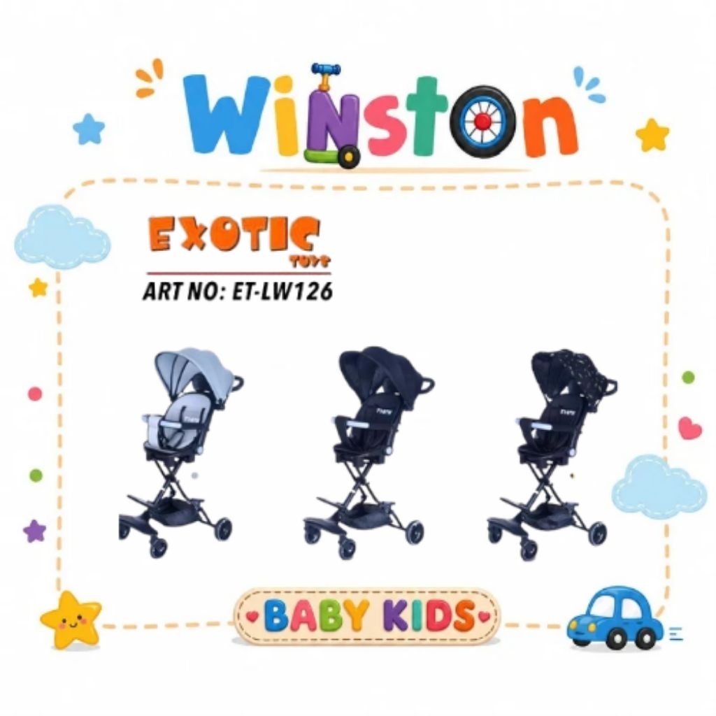 MAGIC STROLLER EXOTIC LW 126 (DUDUK, REBAH)