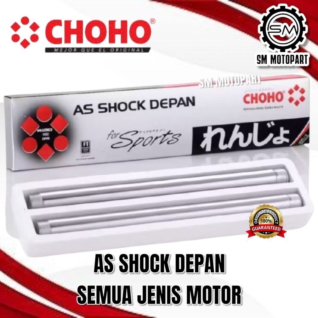 CHOHO HALU HALU PIPA AS SHOCK SHOK DEPAN MOTOR BEAT FI SCOOPY MIO VEGA JUPITER SMASH NMAX SHOGUN GRA