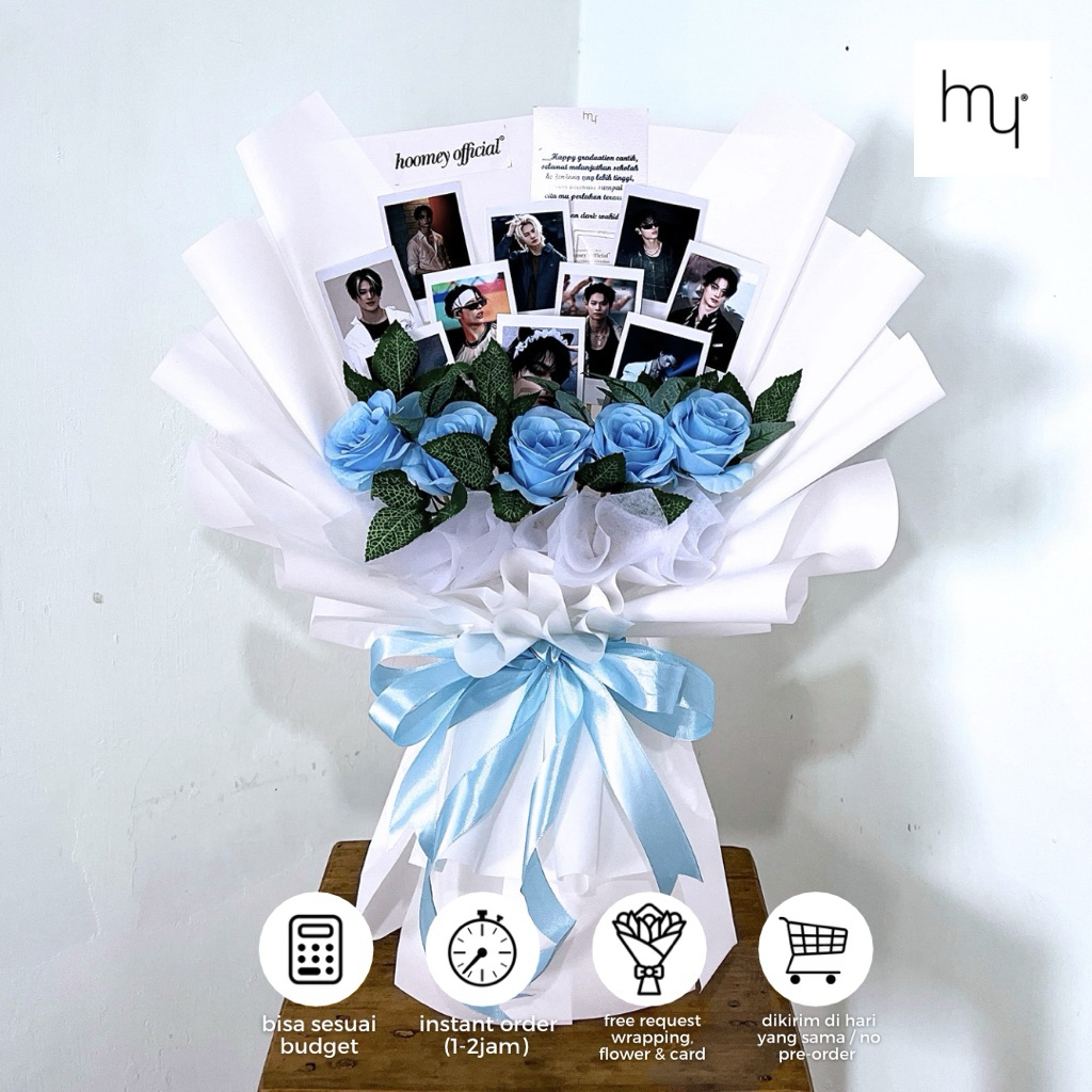 HOOMEY - Buket Foto Premium | Buket Foto BTS | Buket Wisuda | Buket Anniversary | Buket Ulang Tahun