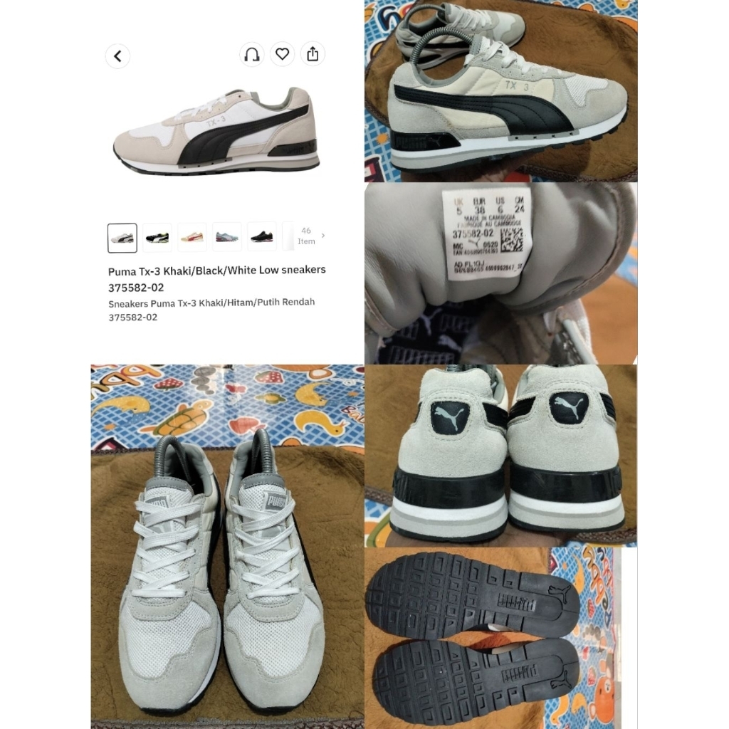Sepatu Preloved Second Original Puma TX-3 Size 38