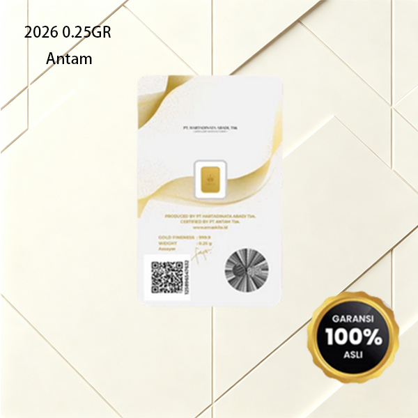 Antam 1/2 gram Logam Mulia Emas Barang mewah Hadiah 999.9