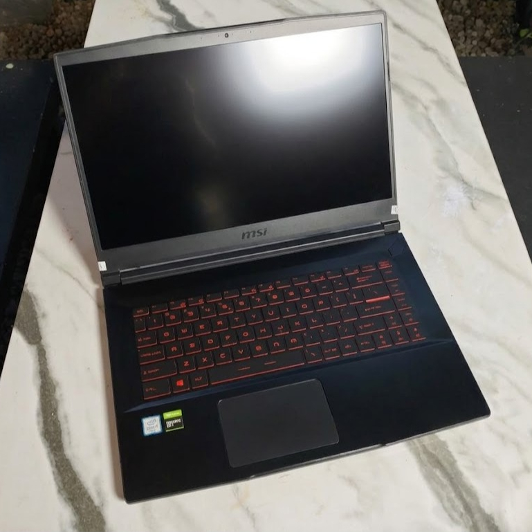 MSI GF63 Thin 9SCSR Intel Core i7-9750H NVIDIA GeForce GTX 1650 Ti with Max-Q Ram 8Gb Ssd 512Gb