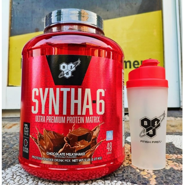BSN USA SYNTHA-6 Whey protein Matrix 5 Lbs - Susu Whey Protein Isolate Import BPOM