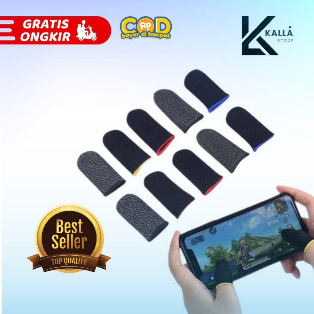 [Bisa COD] Sarung tangan jempol gaming / sarung tangan gaming / sarung jempol pubg ff mobile legend 
