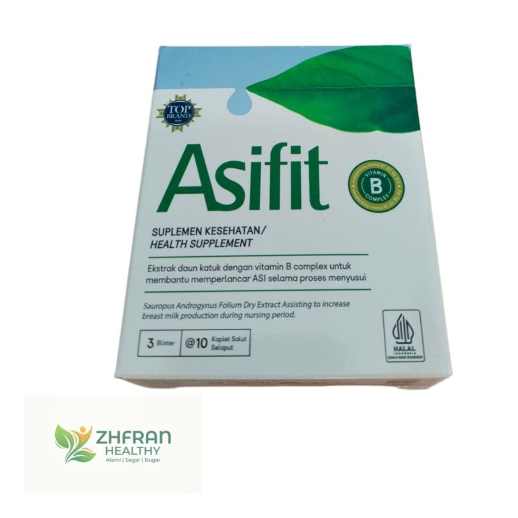 Asifit ASI BOOSTER suplemen kesehatan dengan Extrak Daun katuk dan Vitamin B Complex untuk meningkat