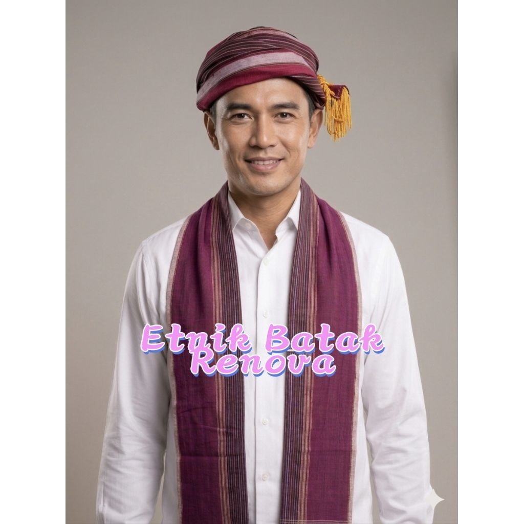 syal batak, stola /syal ulos batak, tali tali ikat kepala batak