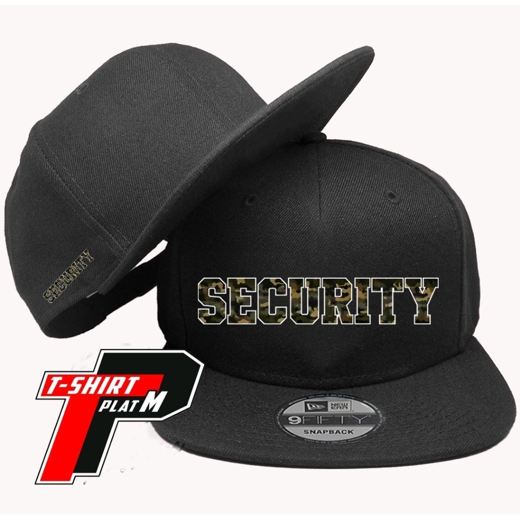 Topi Security Army Motif Bisbol / Bucket / Snapback