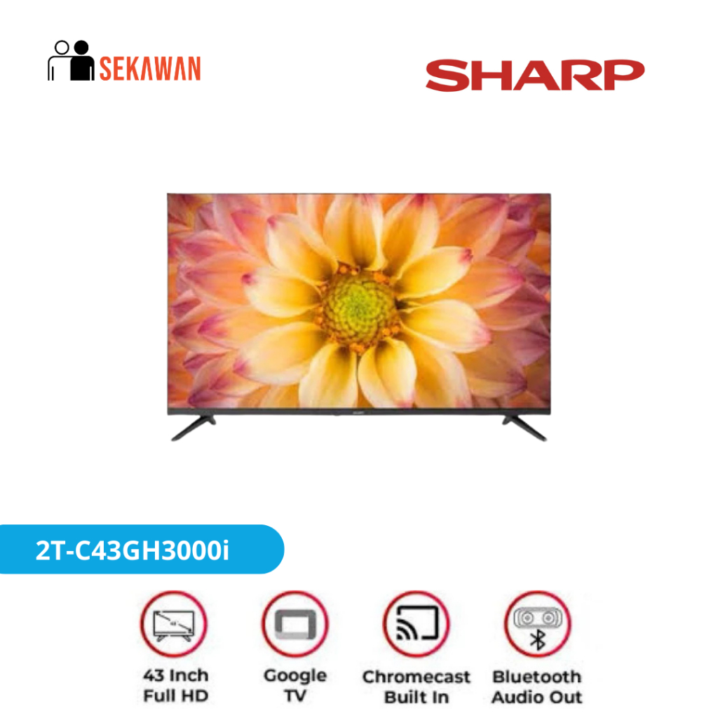 SHARP 2T-C43GH3000i LED TV 43inch smart TV