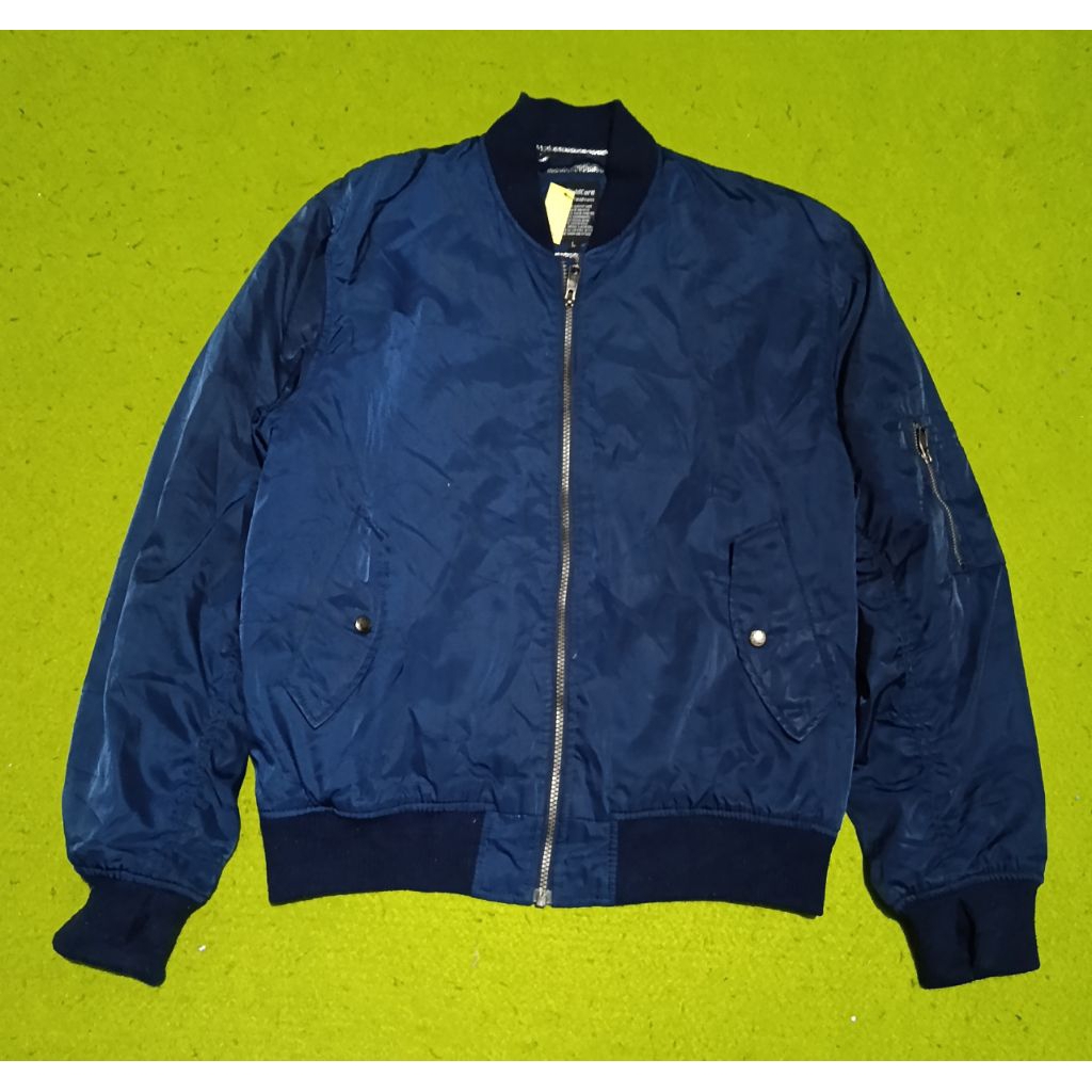 FIELDCORE NAVY HEAT ASSIST BOMBER JACKET