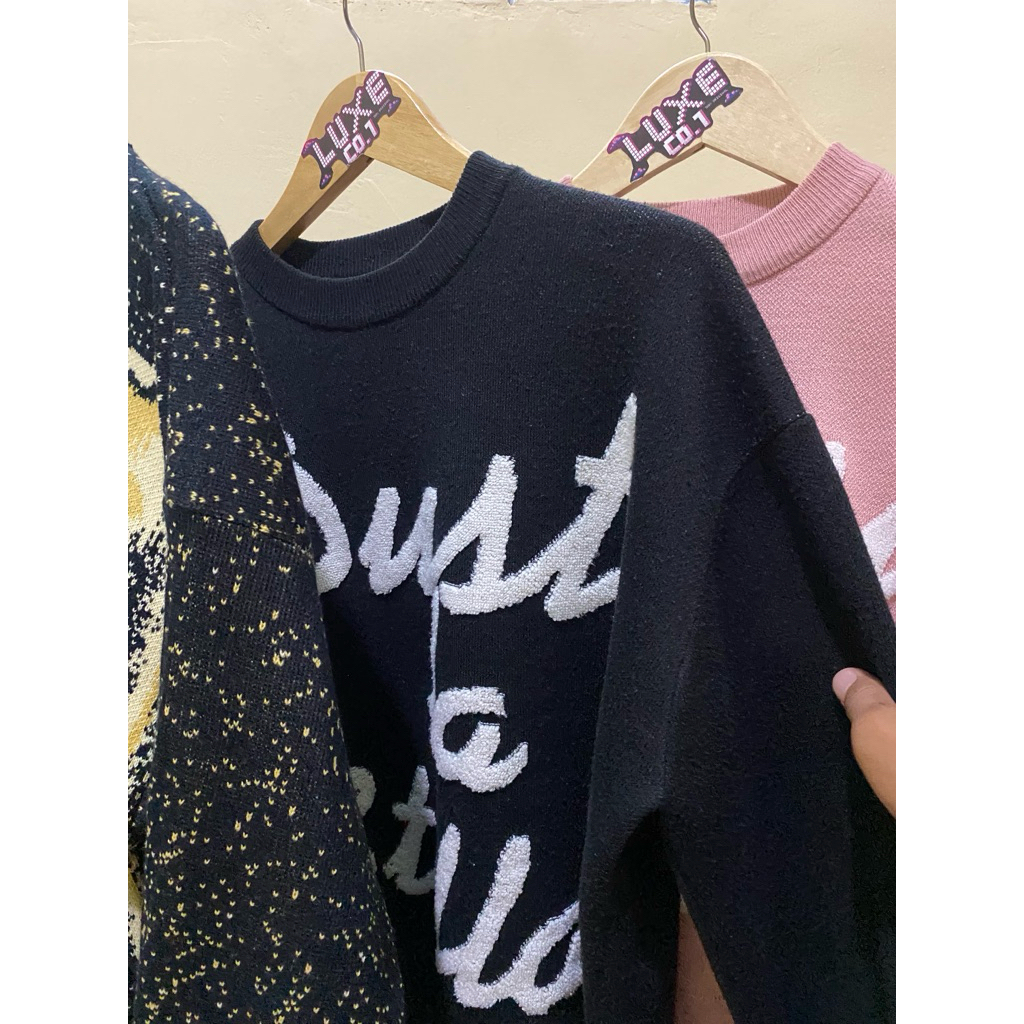 KNIT DUST LA STELA - BLACK