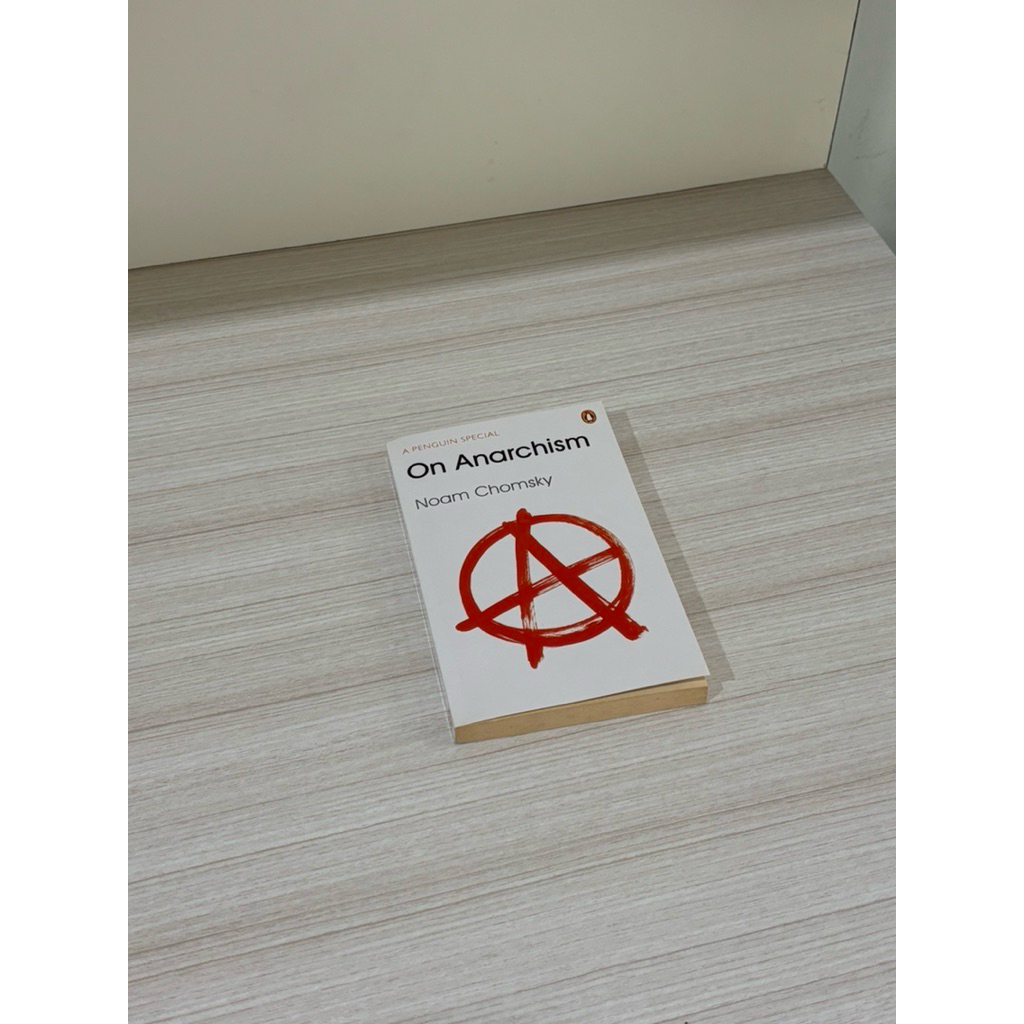 On Anarchism by Noam Chomsky Original Preloved Import Books English