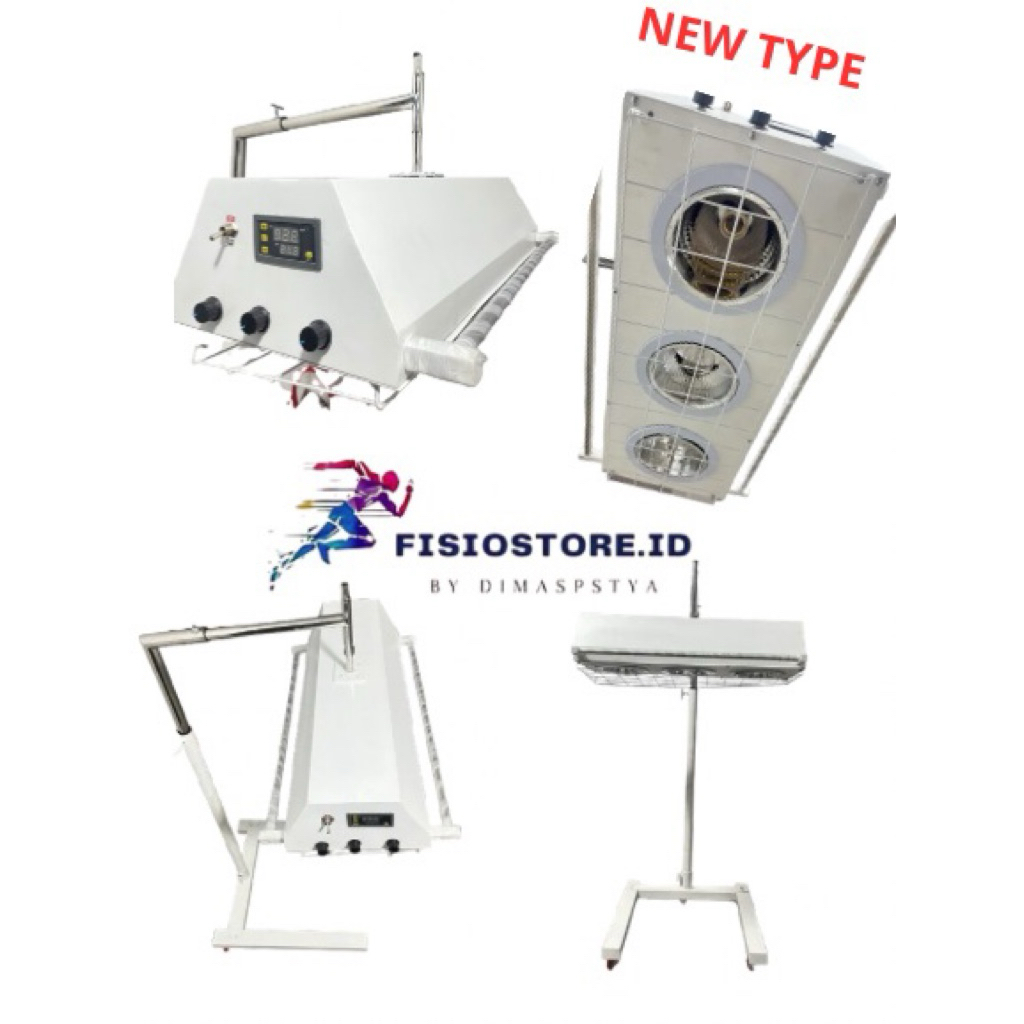 INFRARED THERAPY / LAMPU TERAPI PHILIPS / STANDING INFRARED PHILIPS 3 Bohlam / LAMPU TERAPI