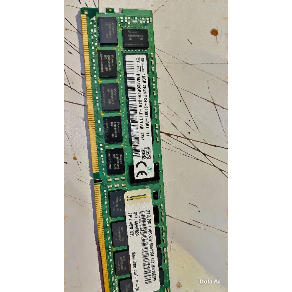 memory ram server ddr4 16 GB 2400t