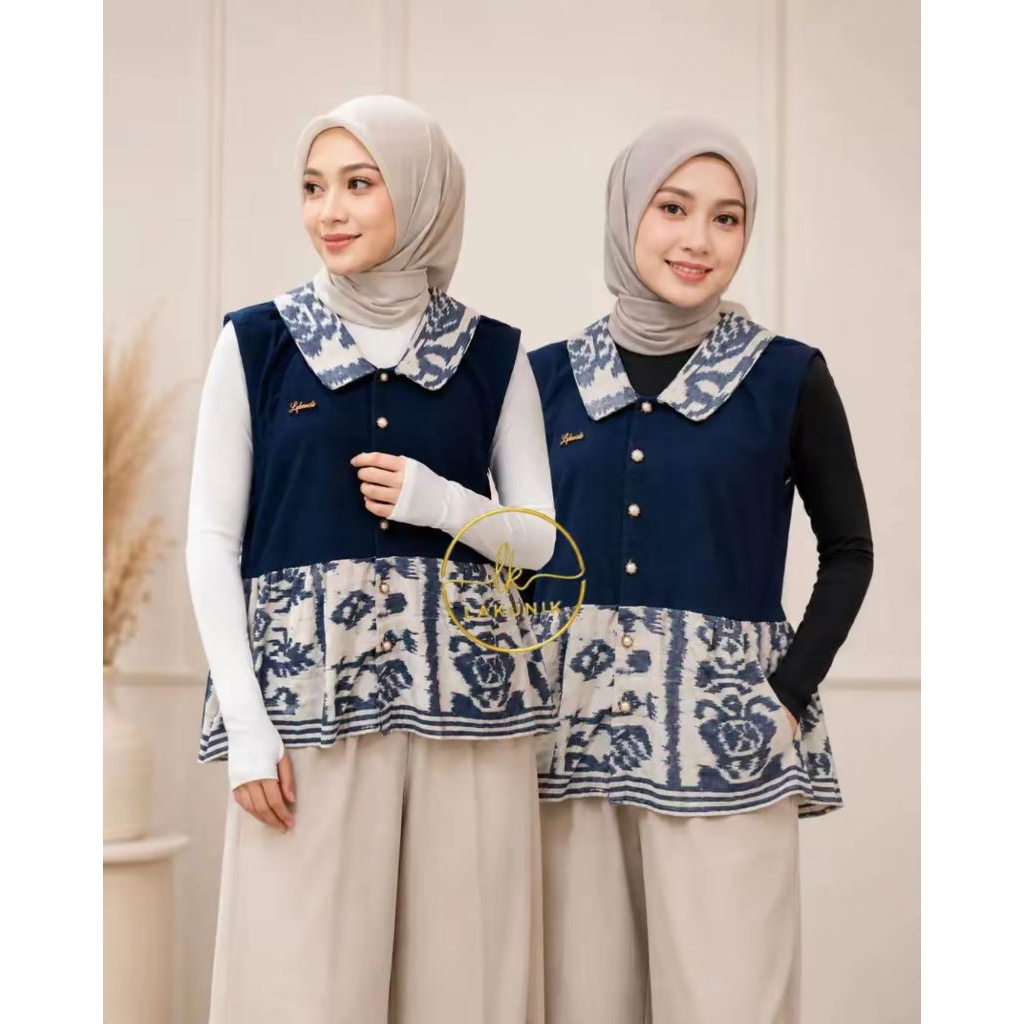 Best Seller Vest Tenun Denaya Lakunik / vest viral / outer tenun / outer etnik / vest tenun murah / 