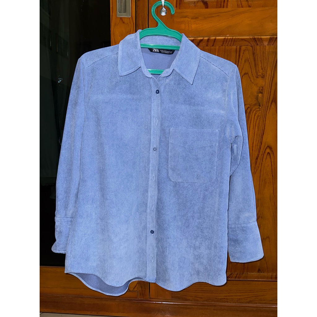 PL kemeja zara corduroy (XS)