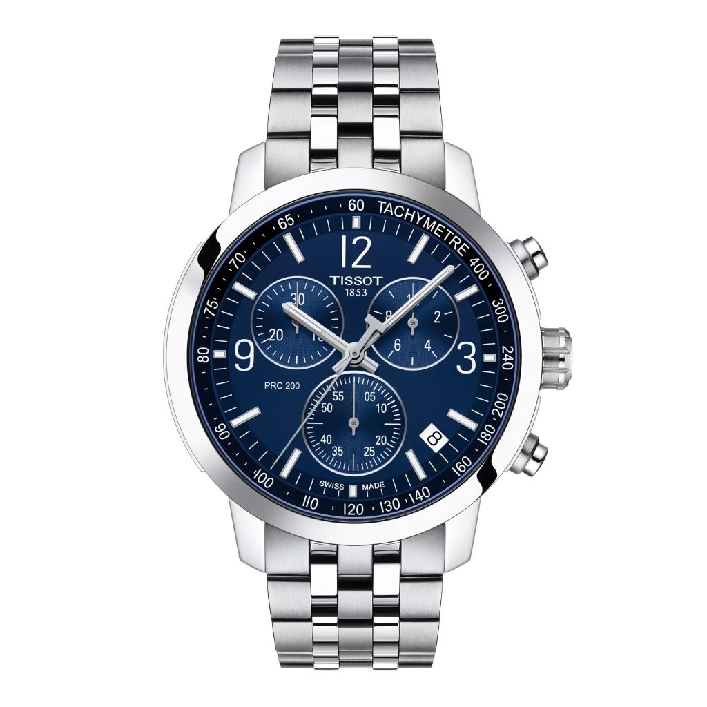 Promo Original Tissot PRC 200 43mm T114.417.11.047.00 Quartz Swiss Made Garansi Resmi 2 tahun
