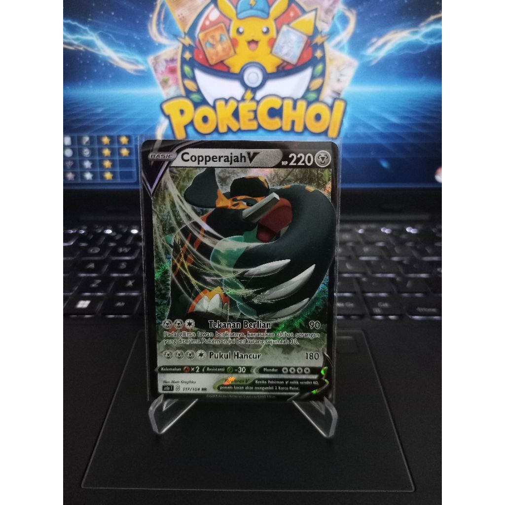 Copperajah V - 117/154 RR | TCG Pokemon Indonesia Pedang dan Perisai - Koleksi VMAX Berkilau