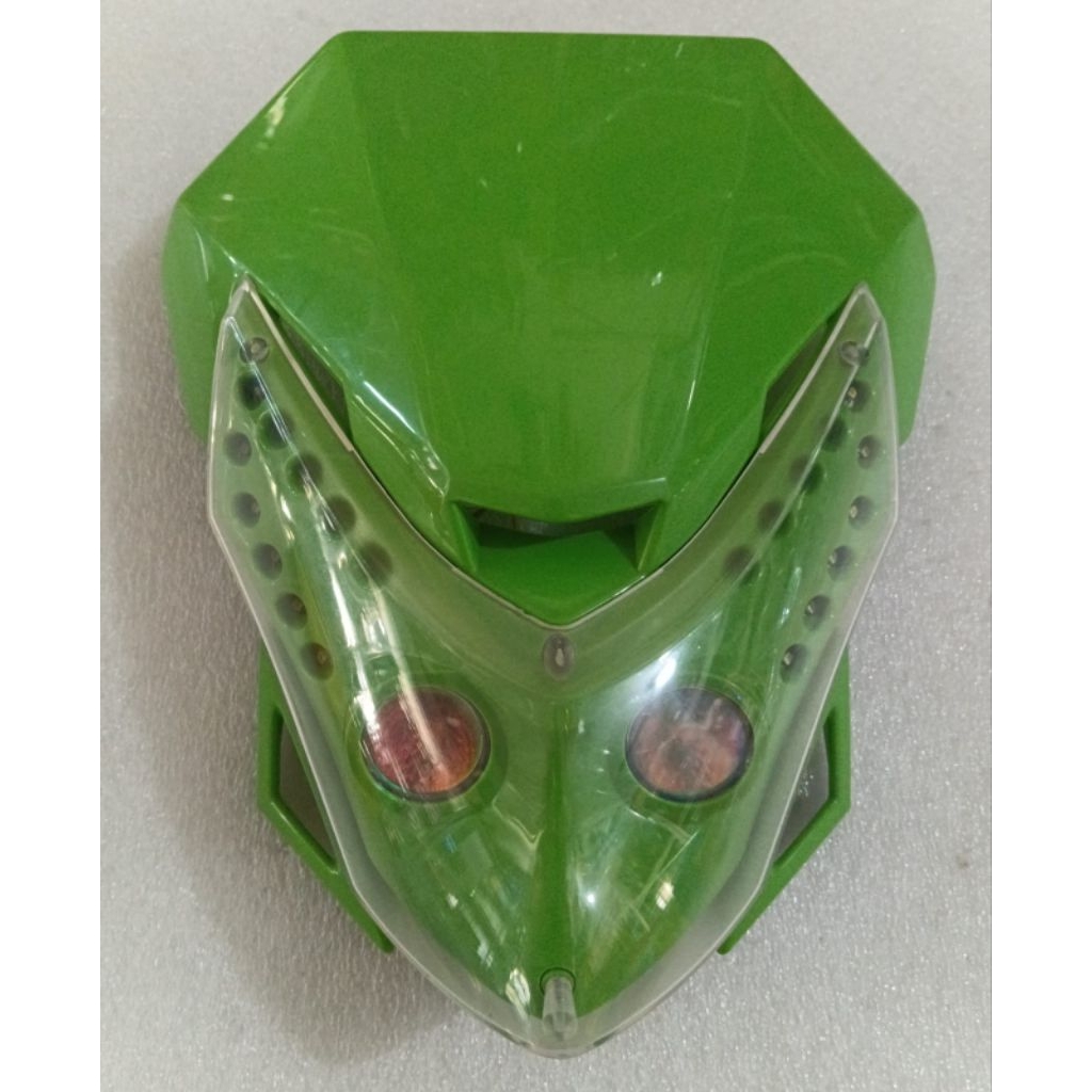 lampu Depan Acerbis hijau.