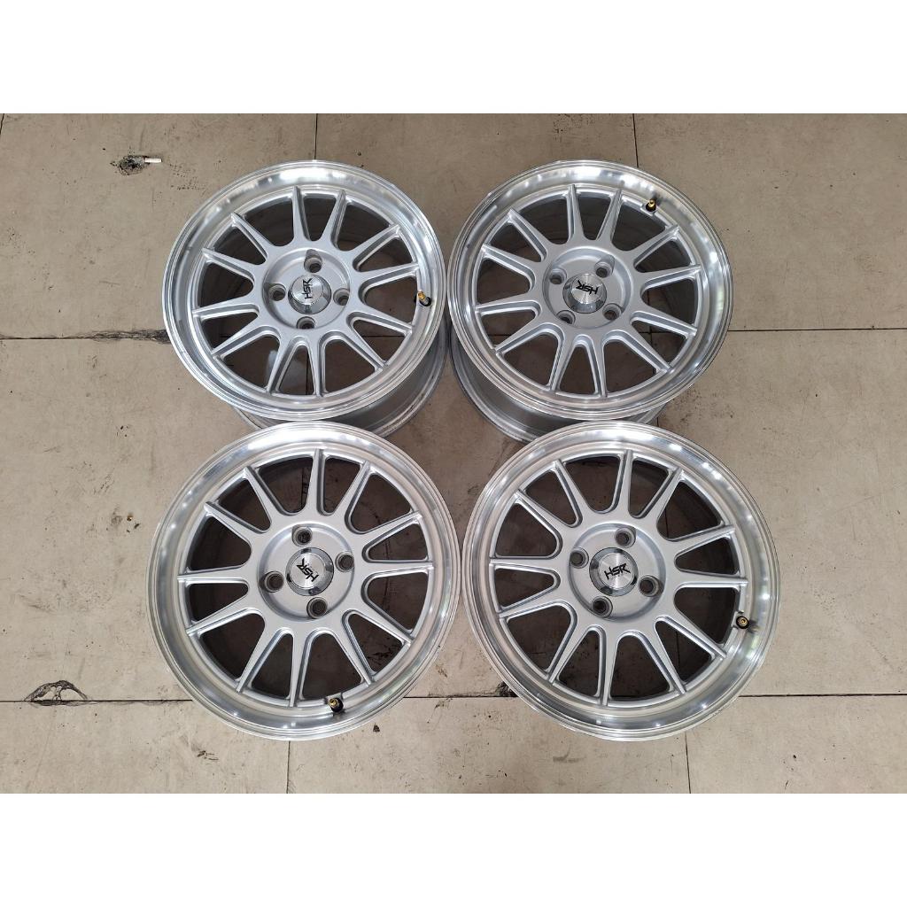Jual velg second hsr type ende ring 15 cocok buat brio jazz agya ayla calya dll