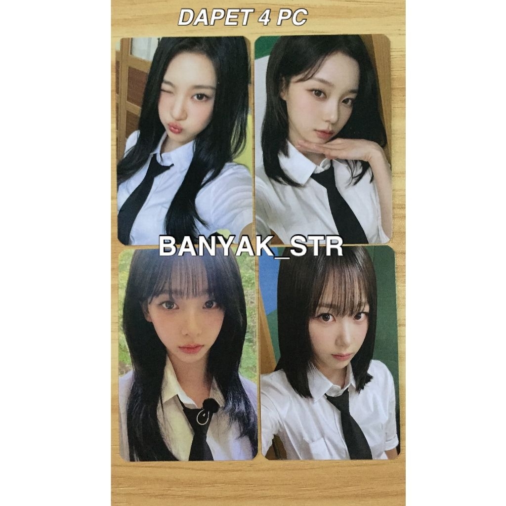 [DAPET 5 PC]  5 PHOTOCARD KARINA AESPA SELCA / 5 PHOTOCARD YOO JIMIN SELCA / PHOTOCARD KARINA GISELL