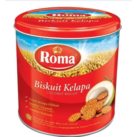 Biskuit Roma Kelapa Kaleng