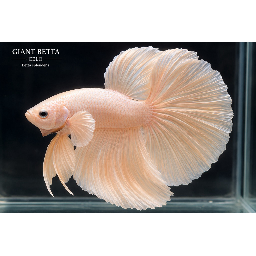 Ikan cupang giant warna celo 1 pair grade indukan